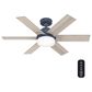 Hunter Pacer 44" Ceiling Fan with LED Lights in Indigo Blue, , large