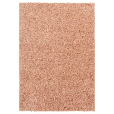 Central Oriental Geneva Shag 5" x 7" Blush Area Rug, , large