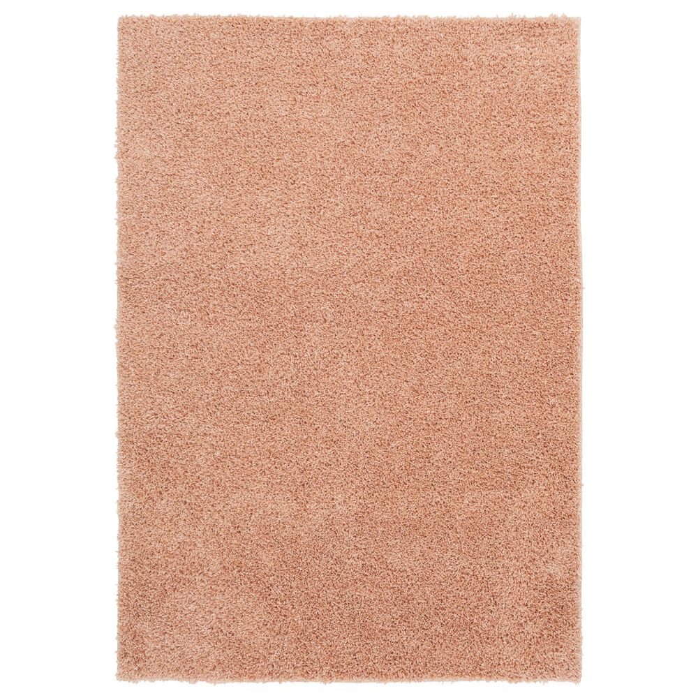 Central Oriental Geneva Shag 5" x 7" Blush Area Rug, , large