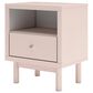 Ashley Wistenpine Nightstand in Blush, , large