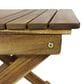 Hearth and Haven Folding Patio Side Table in Natural, , large