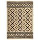 RIZZY Bengal 5" x 7"6" Beige and Black Area Rug, , large