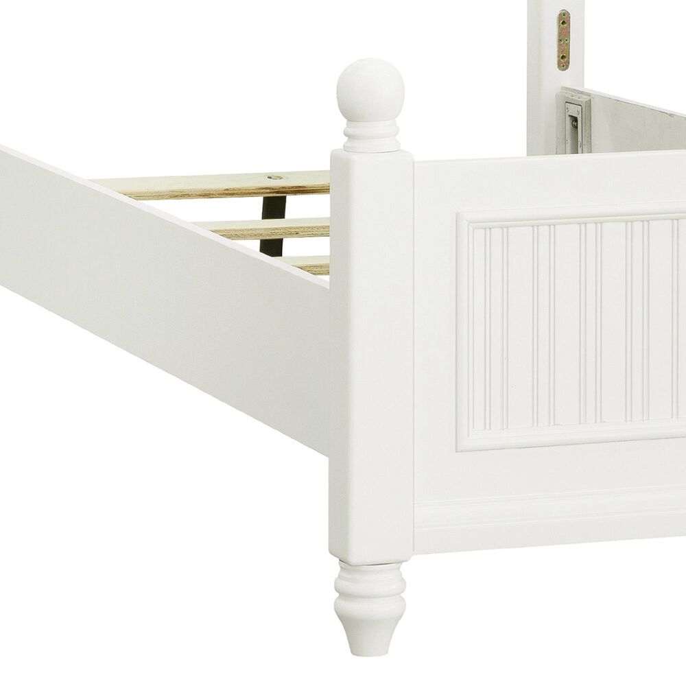 Samuel Lawrence Savannah Twin Poster Bed without Trundle in White, , large