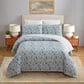 Peking Handicraft Eden Paisley 3-Piece King Quilt Set in Blue, , large