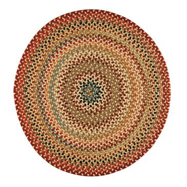 Capel Americana 0346-100 8"6" Light Gold Round Area Rug , , large