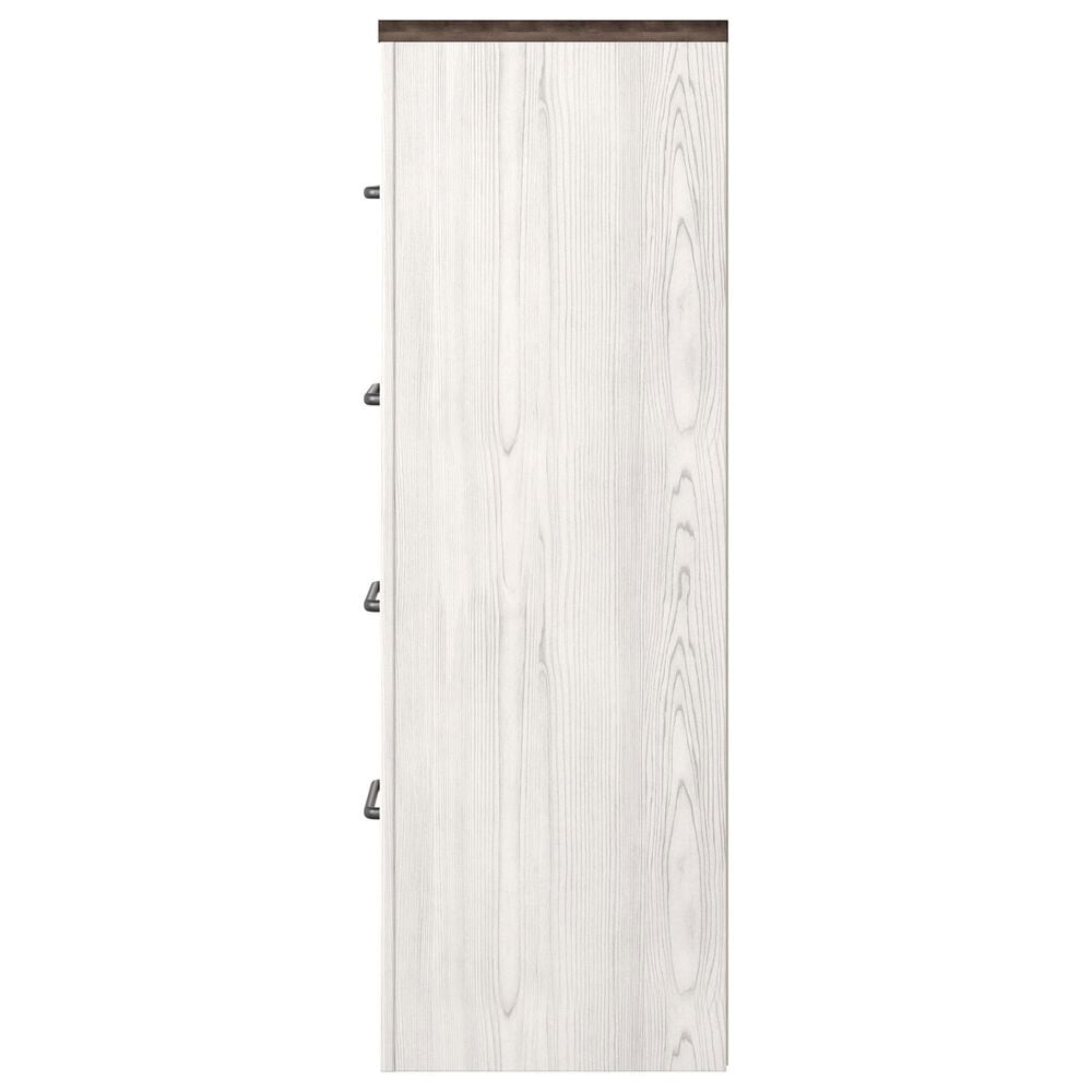 Ashley Gerridan 4 Drawers Chest in White and Gray, , large