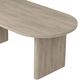 GARVEE 71" Oval Dining Table in Gray - Table Only, , large