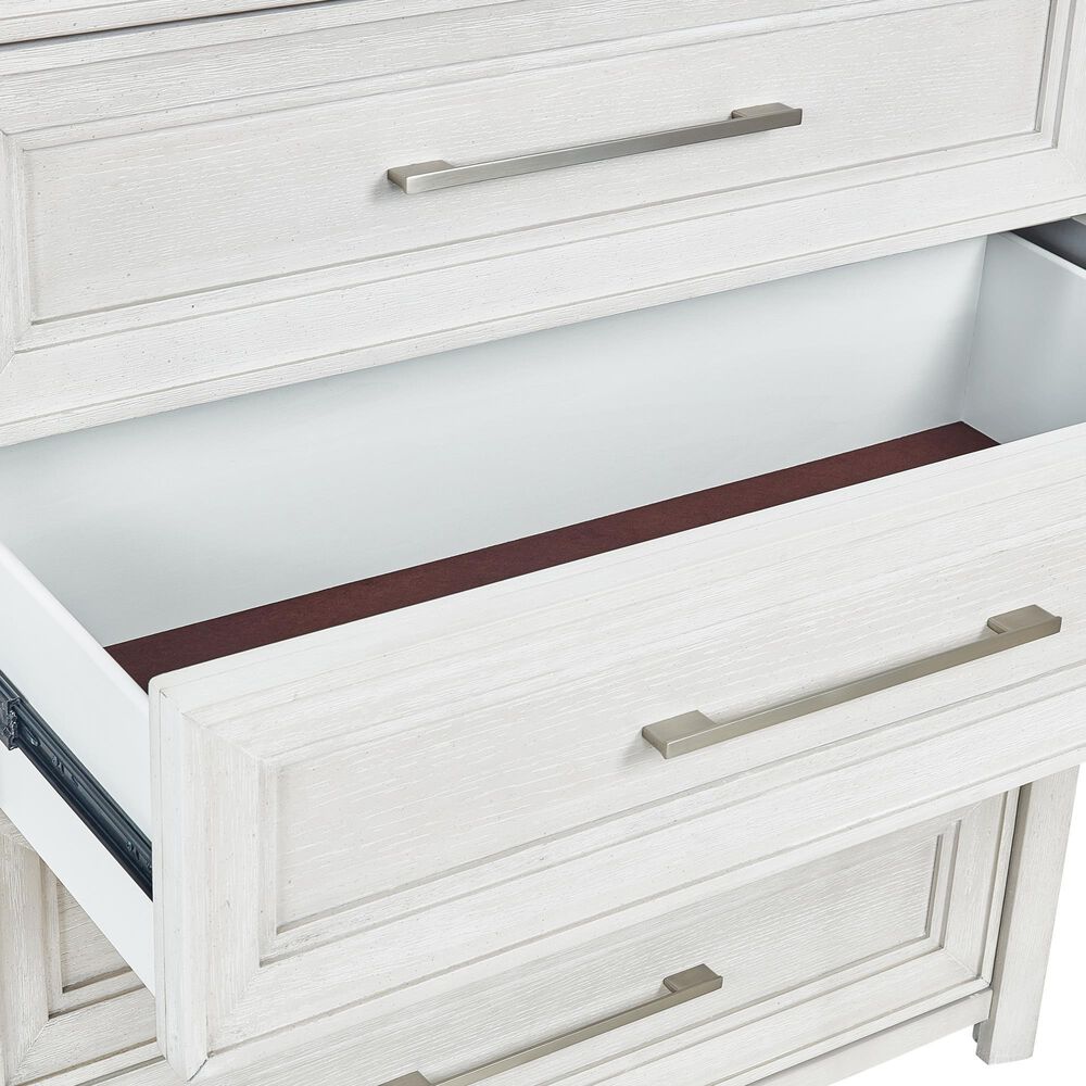 Sasha Lee 5-Piece Queen Storage Bedroom Set in Brushed White, , large