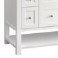 James Martin Vanities Breckenridge 72" Double Bathroom Vanity in Bright White with 3 cm Eternal Jasmine Pearl Silestone Top, Rectangular Sinks and FreePower Wireless Charger, , large