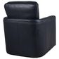 Italiano Furniture Turner Leather Swivel Glider in Blue, , large