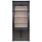 Wycliff Bay Willow Lane 94" Bookcase with Ladder in Ebony Black and Natural Oak, , large