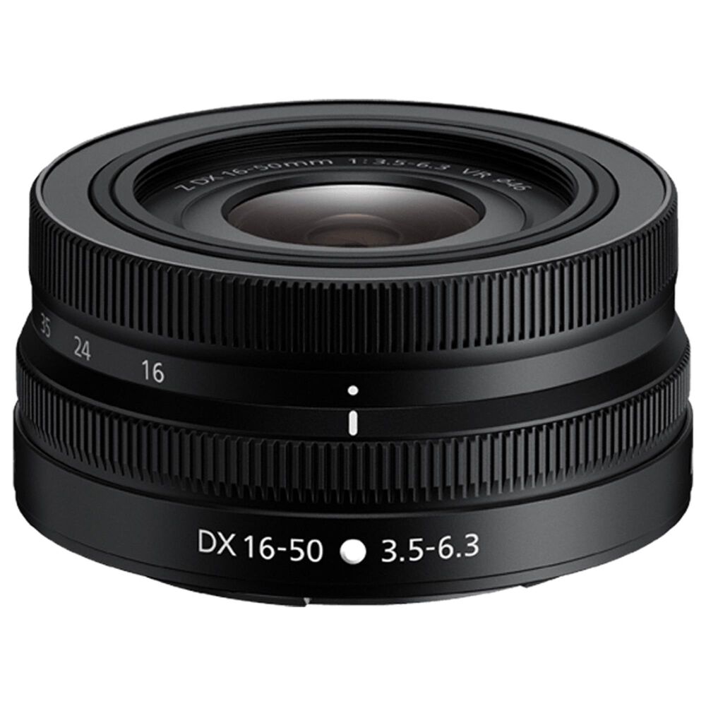 Nikon Z50 Mirrorless Camera with Nikkor Z DX 16-50mm f/3.5-6.3 VR and 50-250mm f/4.5-6.3 VR Lens in Black, , large