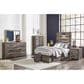 Ashley Drystan Twin Dual Storage Bed in Brown Rustic, , large