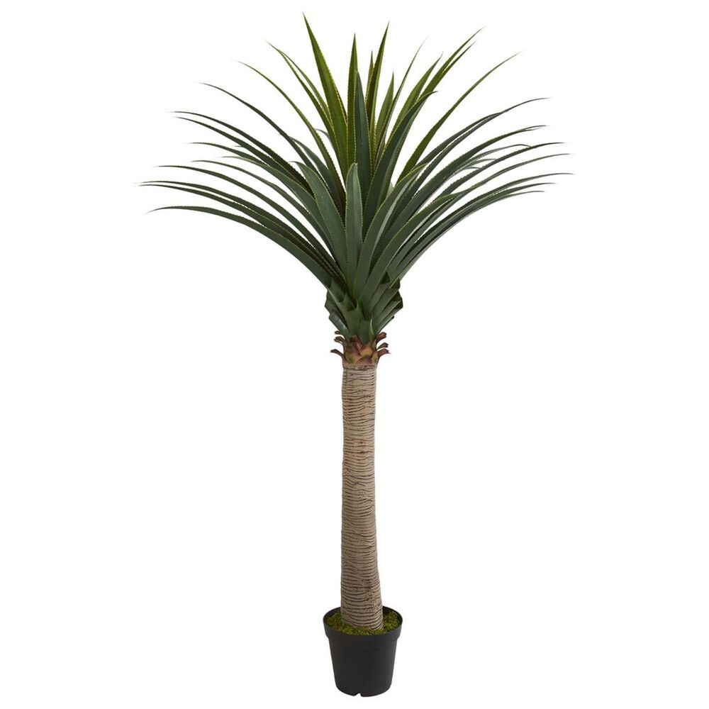 Nearly Natural Inc 6.5 Yucca Cane Artificial Plant, , large