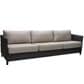 Plank and Hide Nevis Patio Sofa in Espresso and Hang Ten Taupe, , large