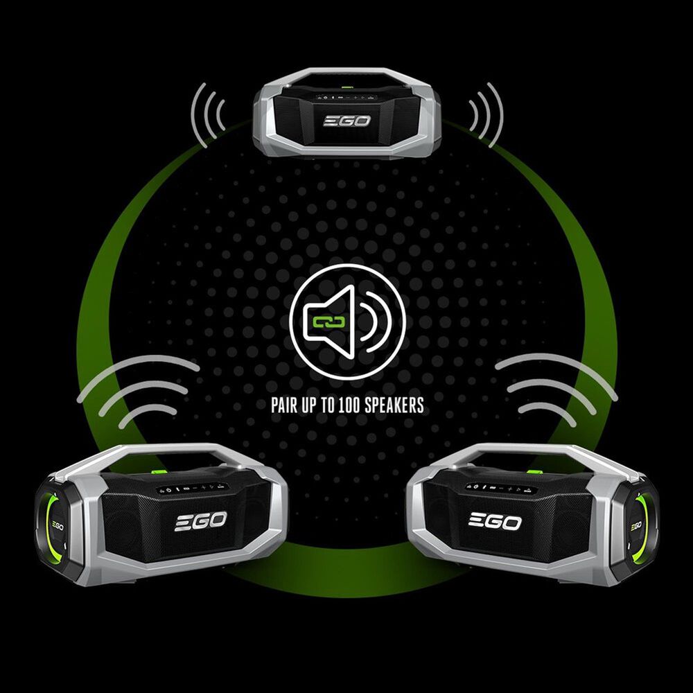 EGO Power+ 180W Bluetooth Speaker with Tool Only in Black and Gray, , large