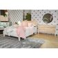 Signature Design by Ashley Piperton Full Platform Bed in Matte White and Sugarberry, , large