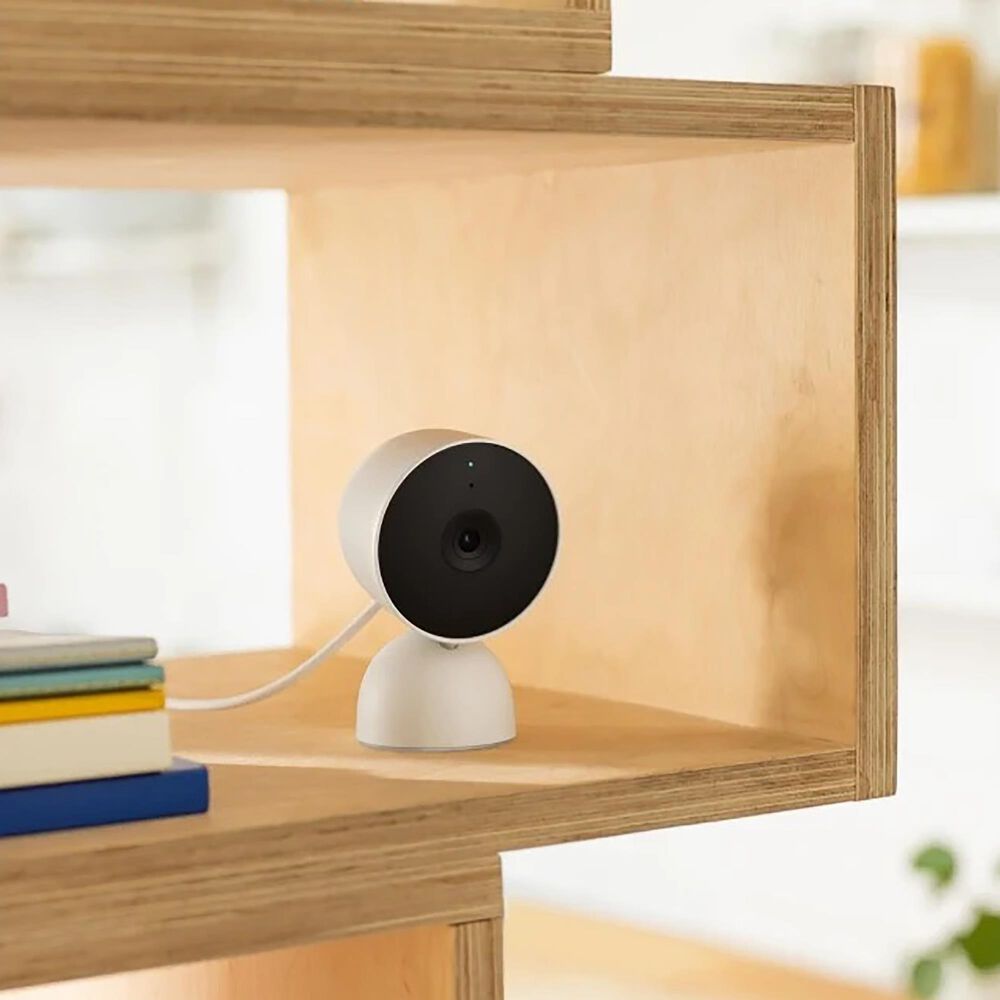 Google Nest Cam Indoor Wired in Snow, , large