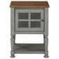 Ashley Mirimyn Accent Cabinet in Antiqued Gray, Brown and Clear, , large