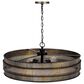 Cal Lighting Heraklion 5-Light Chandelier in Aged Bronze, , large