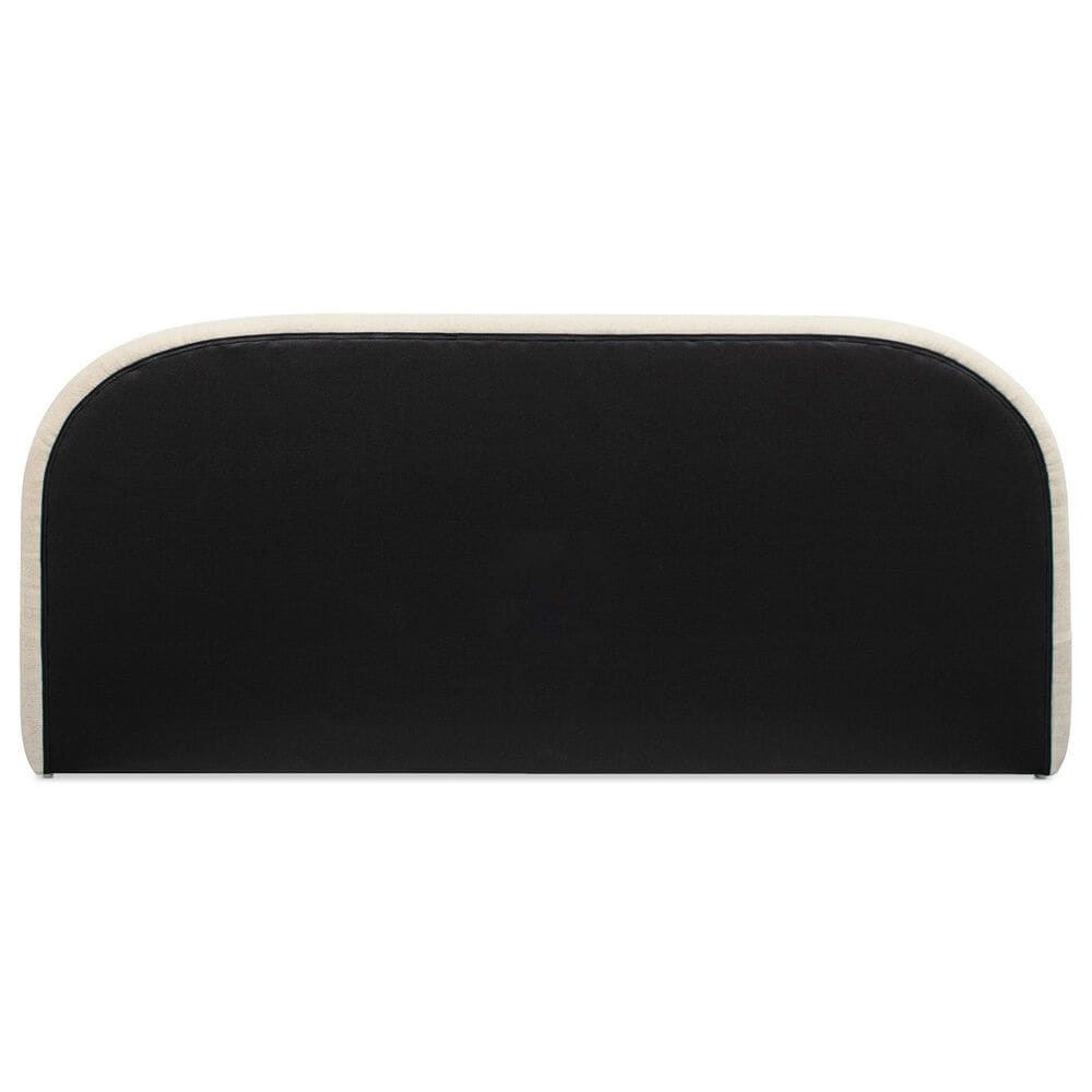 Jennifer Taylor Home Archie Puffy Grounded King Upholstered Platform Bed in Oatmeal Light Beige, , large