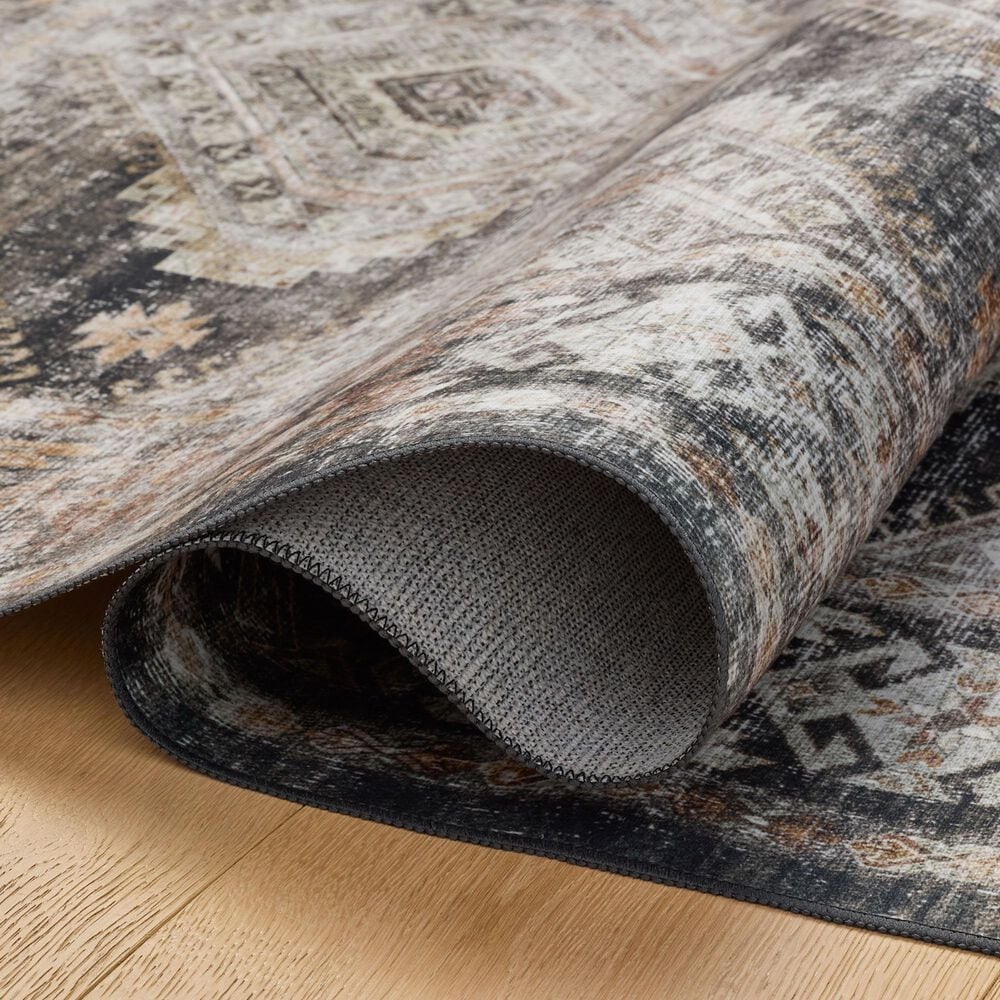 Amber Lewis x Loloi Josie 2&#39;3&quot; x 3&#39;9&quot; Ink and Earth Area Rug, , large