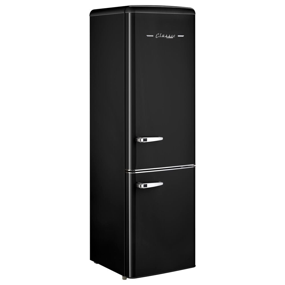 Unique Appliances Classic Retro 9 Cu. Ft. Bottom Freezer Regfrigerator In Midnight Black, , large