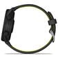 Garmin Forerunner 170 Smartwatch 42mm Black Case with Black and Amp Yellow Silicone Band, , large