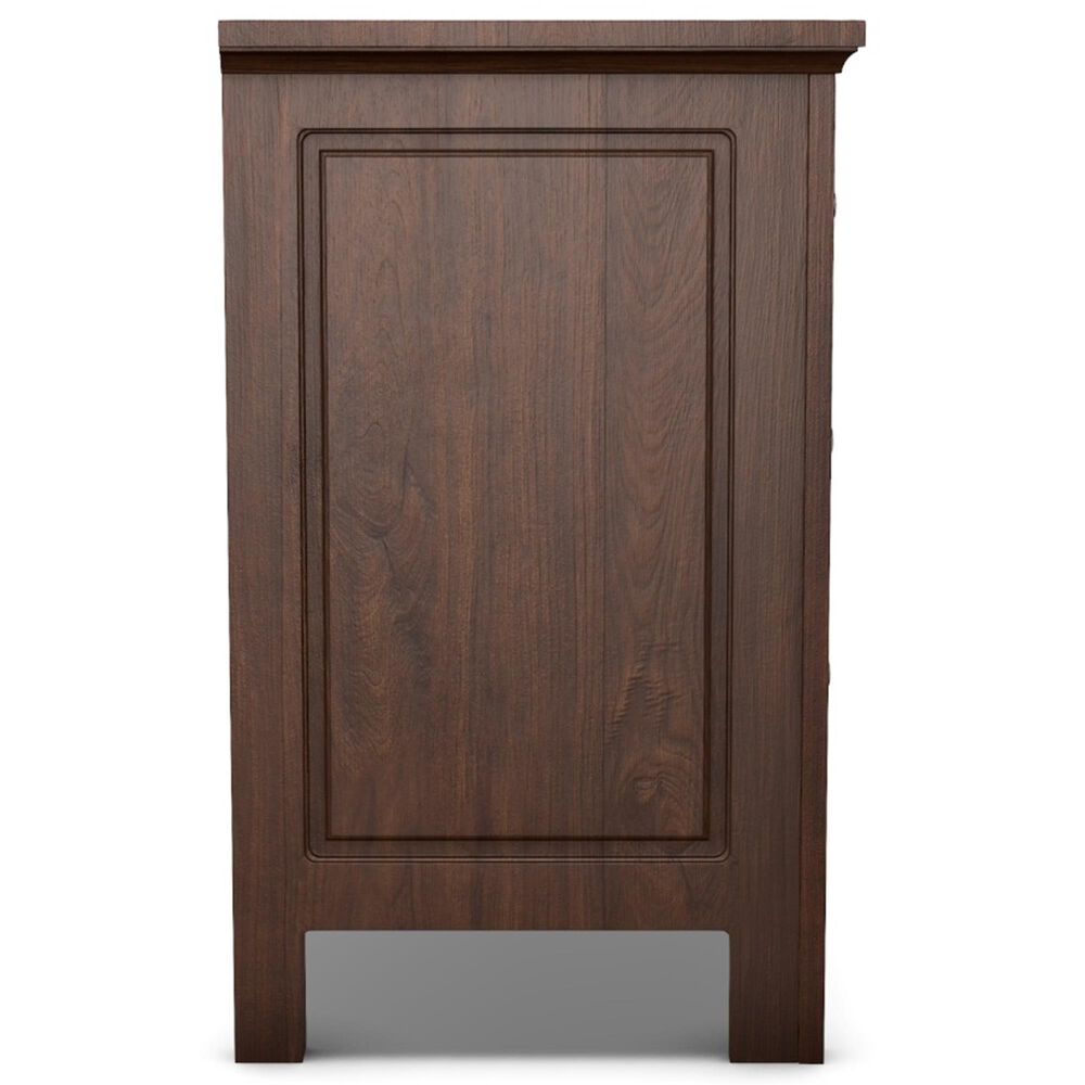 Archbold Furniture Heritage 4 Piece King Raised Panel Bedroom Set in Brown Mahogany, , large