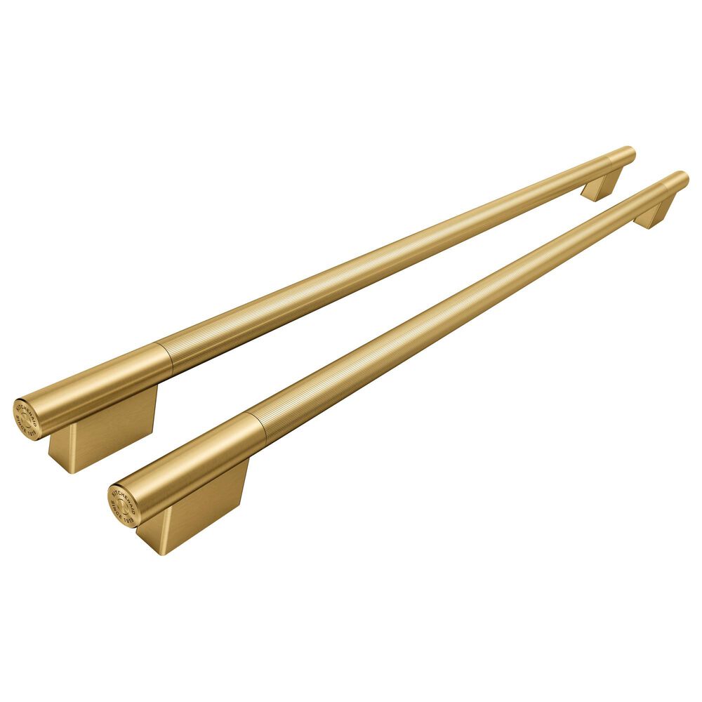 KitchenAid Handle Accessory Kit for 42" Built-In Side-by-Side Refrigerator in Brass, , large