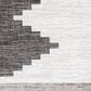 Surya Eagean EAG-2356 Black, Off-White and Charcoal 5"3" Round Indoor/Outdoor Area Rug, , large