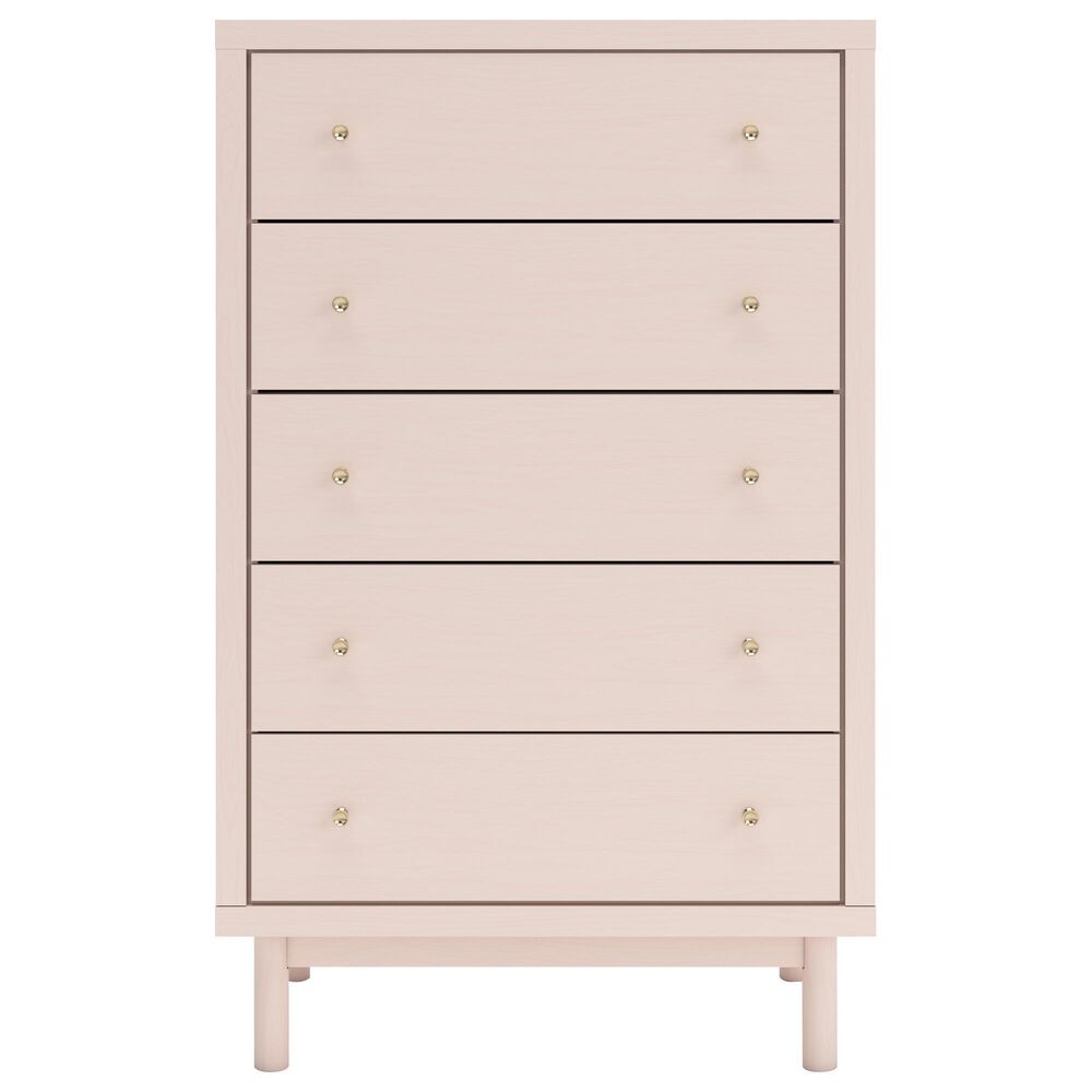 Ashley 5-Piece Full Double Storage Bed Set in Pink, , large