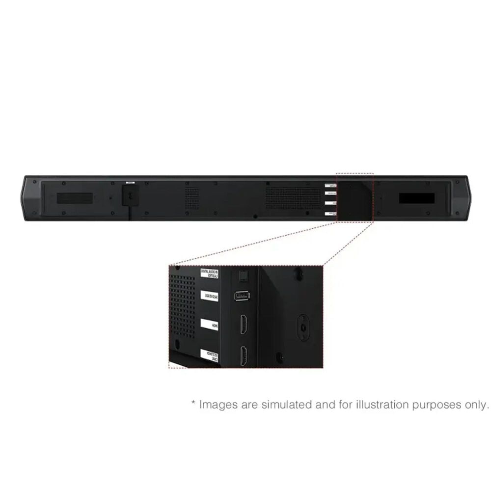 Samsung B-series 5.1 Ch DTS Virtual:X Soundbar with Subwoofer - Black, , large