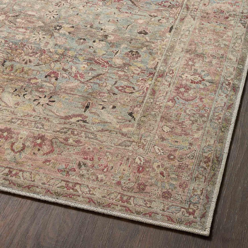 Loloi Adrian 2&#39;6&quot; x 12&#39; Ocean and Clay Runner, , large