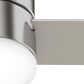 Hunter Minimus 52" Ceiling Fan with LED Lights in Brushed Nickel, , large