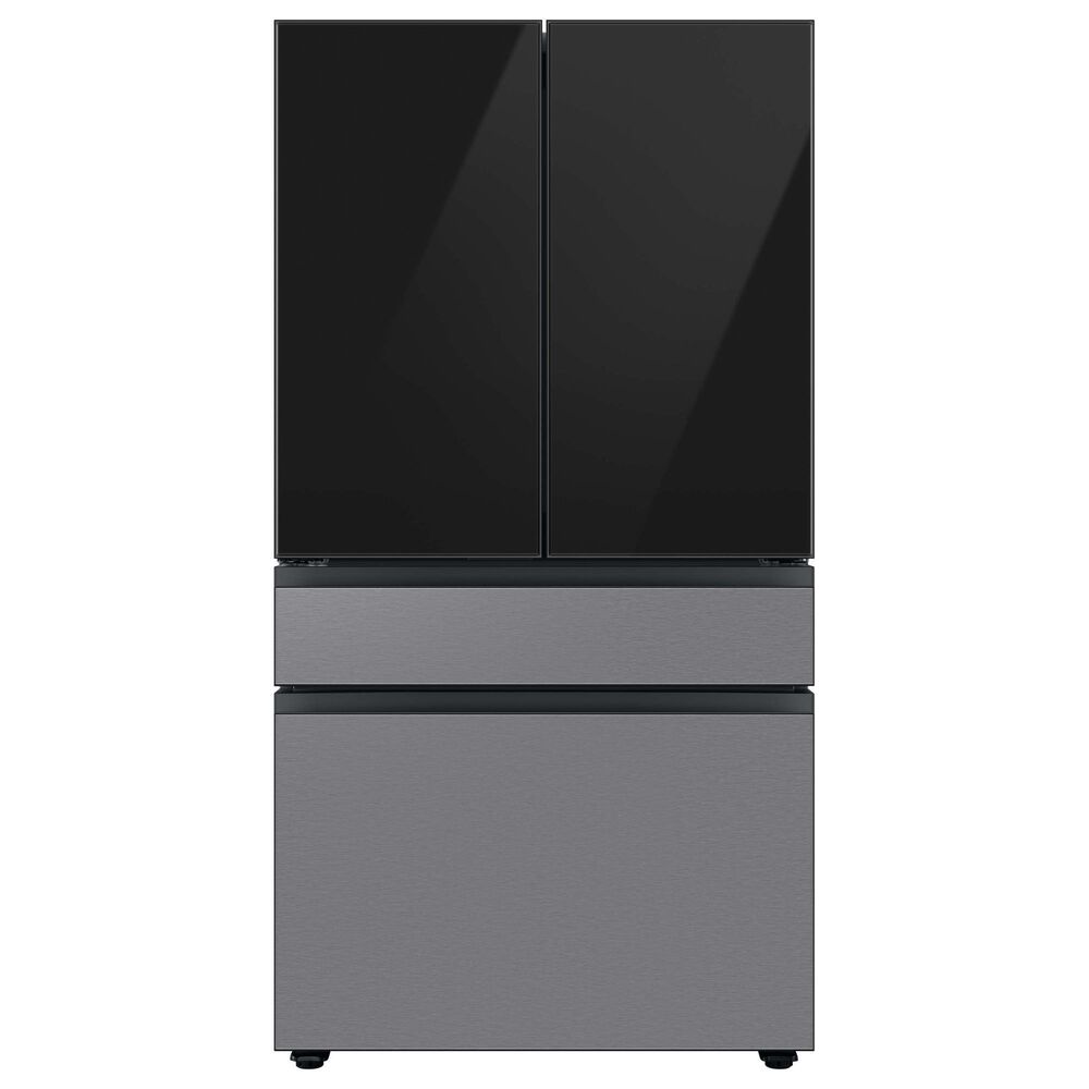Samsung Bespoke Bespoke 4-Door French Door Refrigerator Bottom Panel in Stainless Steel, , large
