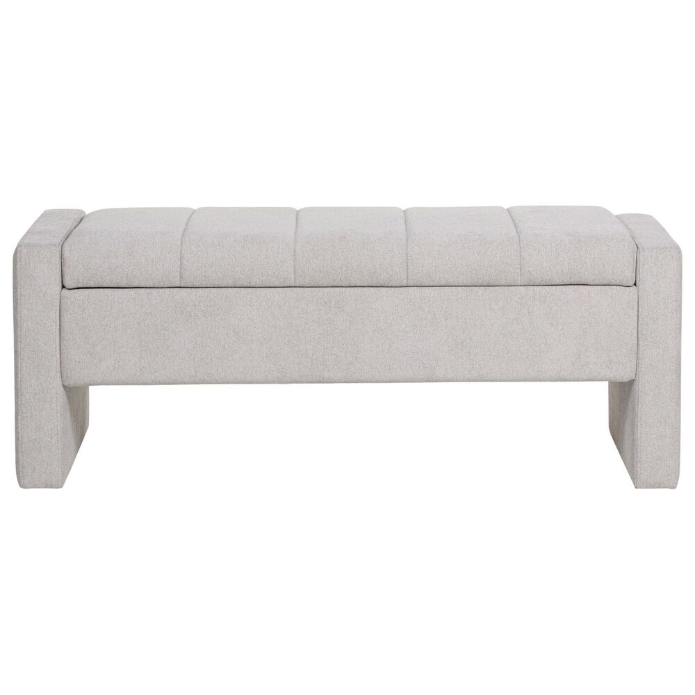 Ashley Akselman Storage Bench in Gray, , large