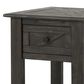 Nicolette Home Garrett Rectangular End Table in Weathered Charcoal, , large