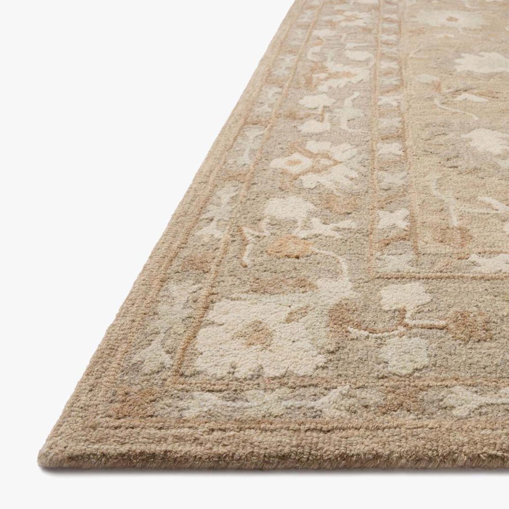 Chris Loves Julia x Loloi Dorothea Khaki and Dove 5' x 7'6" Area Rug, , large