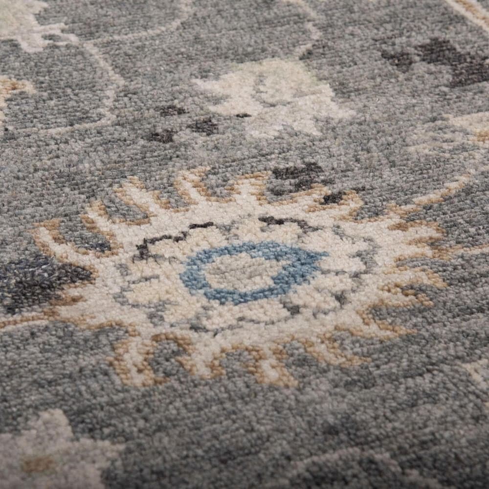 Rizzy Hallmark Black, Charcoal, Light Grey, Brown, Green, Blue and Orange 10&#39; x 14&#39; Area Rug, , large