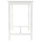 Linon Home Decor Claridge Counter Height Pub Table in Bright White - Table Only, , large