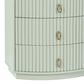 Linon Home Decor Chantel 3-Drawer Nightstand in Sage Green, , large