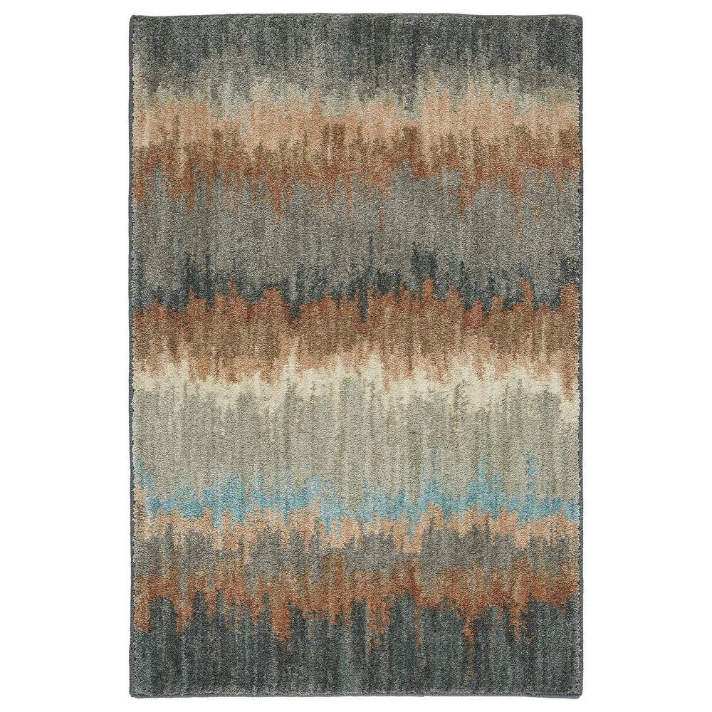 Karastan Euphoria Cashel 90261-880 2" x 3" Abyss Blue Scatter Rug, , large