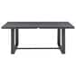 Blue River Argiope 5-Piece Patio Dining Table Set in Dark Grey, , large