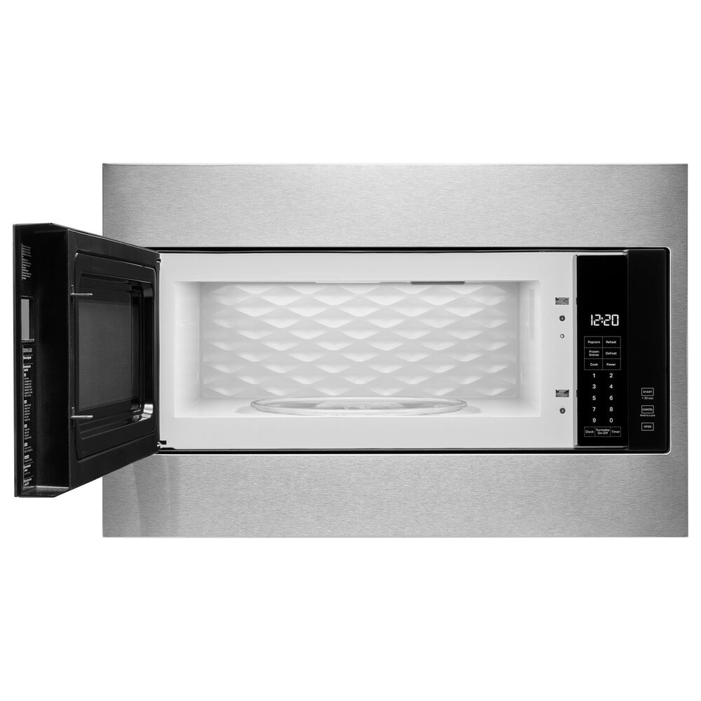 Whirlpool 1.1 Cu. Ft. Built-In Microwave with Standard Trim Kit in Stainless Steel, , large