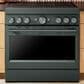 KitchenAid 5.1 Cu. Ft. Freestanding Commercial-Style Induction Range with Air Fry in Juniper, , large