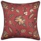 J. Queen New York Bari 20" Square Throw Pillow in Light Green, Gold, and Spice, , large
