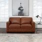 Amax Leather Chatsworth Stationary Loveseat in Nutmeg, , large