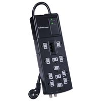 Cyber Power Home Theater Surge Protectors in Black