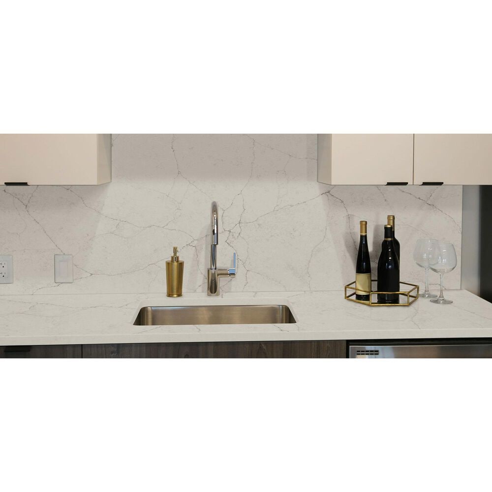 NFM Custom Countertops Calacatta Valentin 3cm Quartz Countertop, , large
